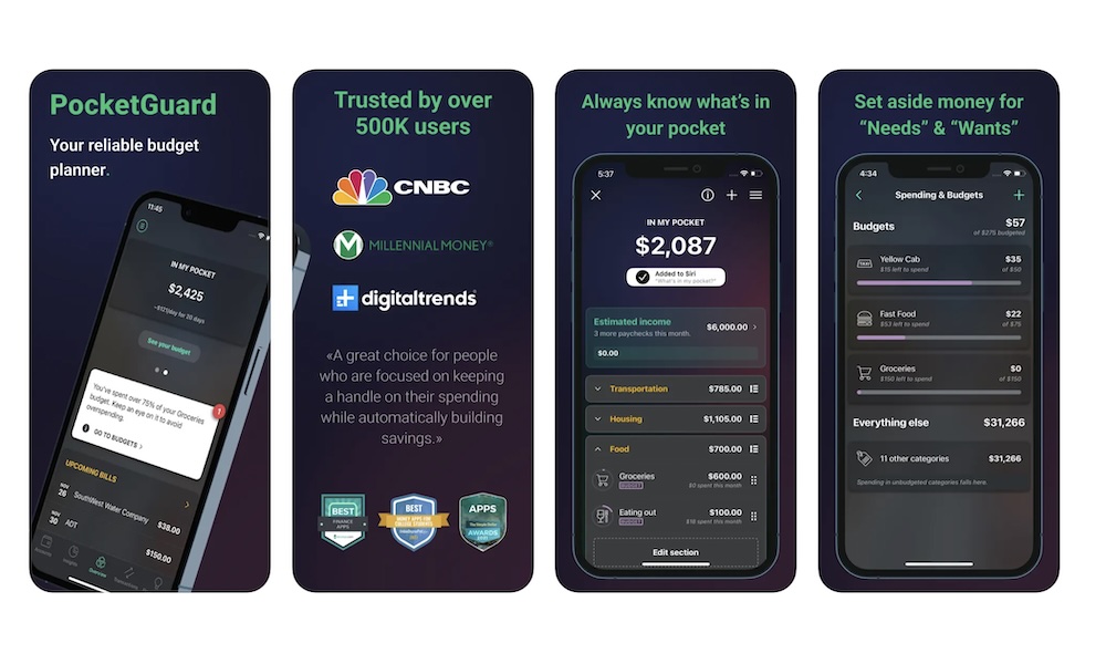 PocketGuard App - Apps finanzas personales - Intar Radio