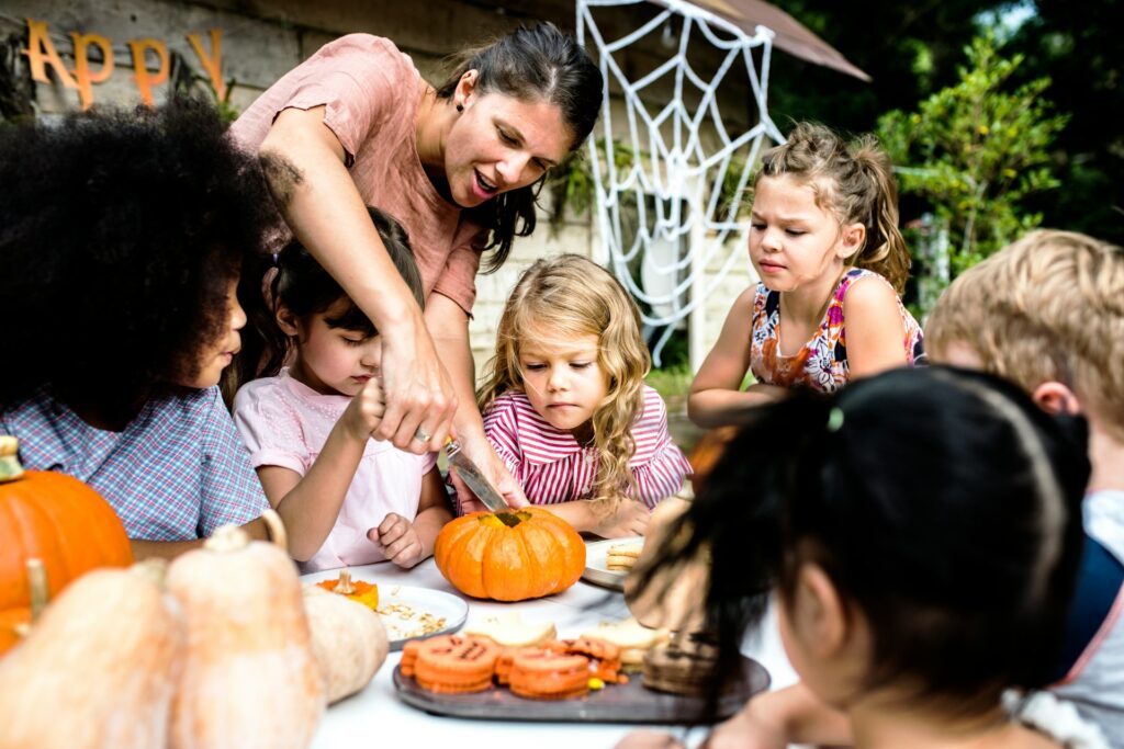 celebrar halloween con estilo - con niños